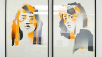 Alma, Marianne, Spraypaint on paper © Benjamin Hartung 2026