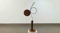 Faccia Grande, Stahl gerostet, 145 x 66 x 32cm © Barbara Schmitz 2026