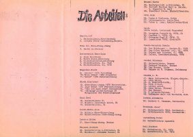 Einladung Ausstellung "Wie wir uns sehen" KGB 1976 Seite 2 - Arbeiten