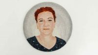 Katja Dörner, Merinowolle und PLA-Filament 90x90cm © Eugen Schramm 2026