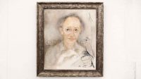 Portrait M. Weil mit seiner Mitwirkung, Öl und Kreide auf Leinwand © K. Neusel & M. Weil 1975
