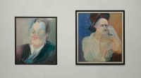 Willy Brandt und Juan Dotterweich, Öl auf Leinwand © Manfred Weil 1974 und 1975
