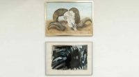 o.T., Pinselzeichnung, o.T., Aquarell © Susanne Neusel 1992